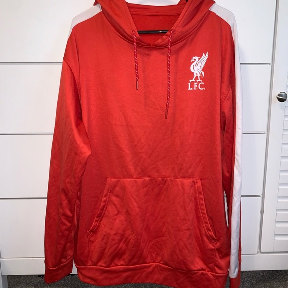 L.F.C Other - liverpool L.F.C red white soccer hoodie